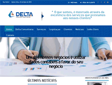 Tablet Screenshot of deltaconsultoria.com